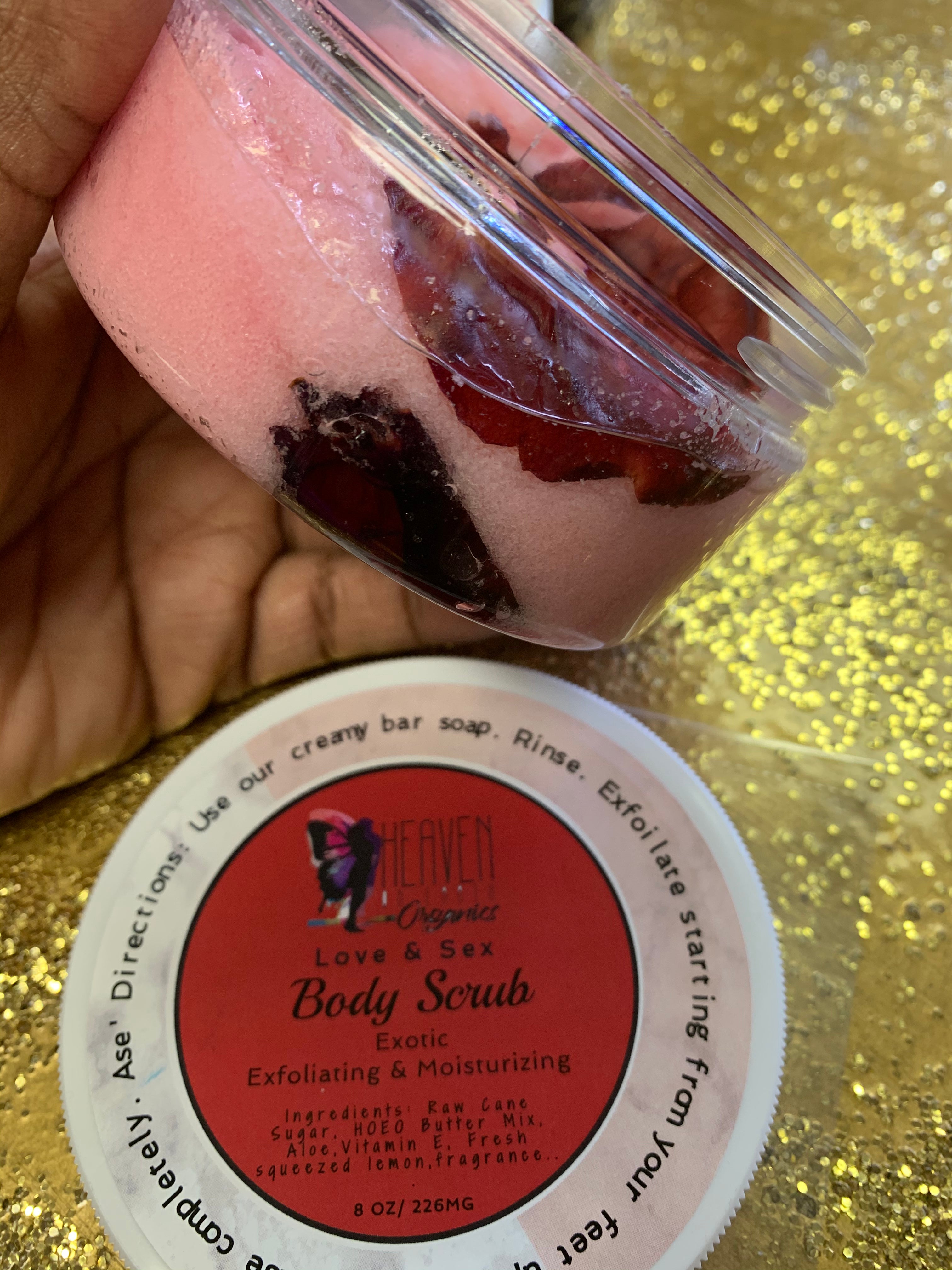 Love & Sex Body Scrub – Heaven On Earth Organics